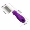 Metal Teeth Pet Slicker Brush Metal Fine Pin Pet Grooming Comb Dog Comb  Daily Pet Grooming