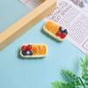 100Pcs New Fruit Biscuits Basket Resin Cabochon Simulation Food DIY Craft Phone Decoration Doll House Accessories