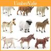 Donkey Pvc Model With Realistic Farm Figures For Educational Display And Collection