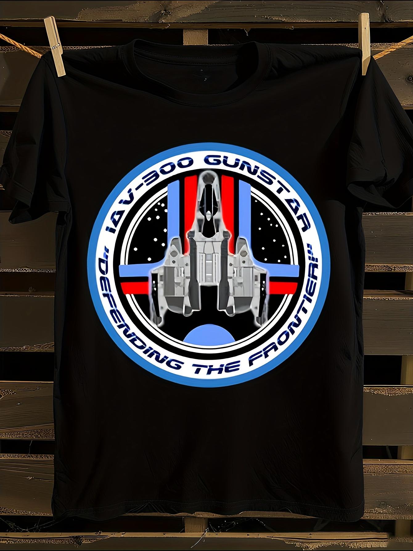 The Last Starfighter Gunship Rgorian Starfighter Logo Tshirt XXXL