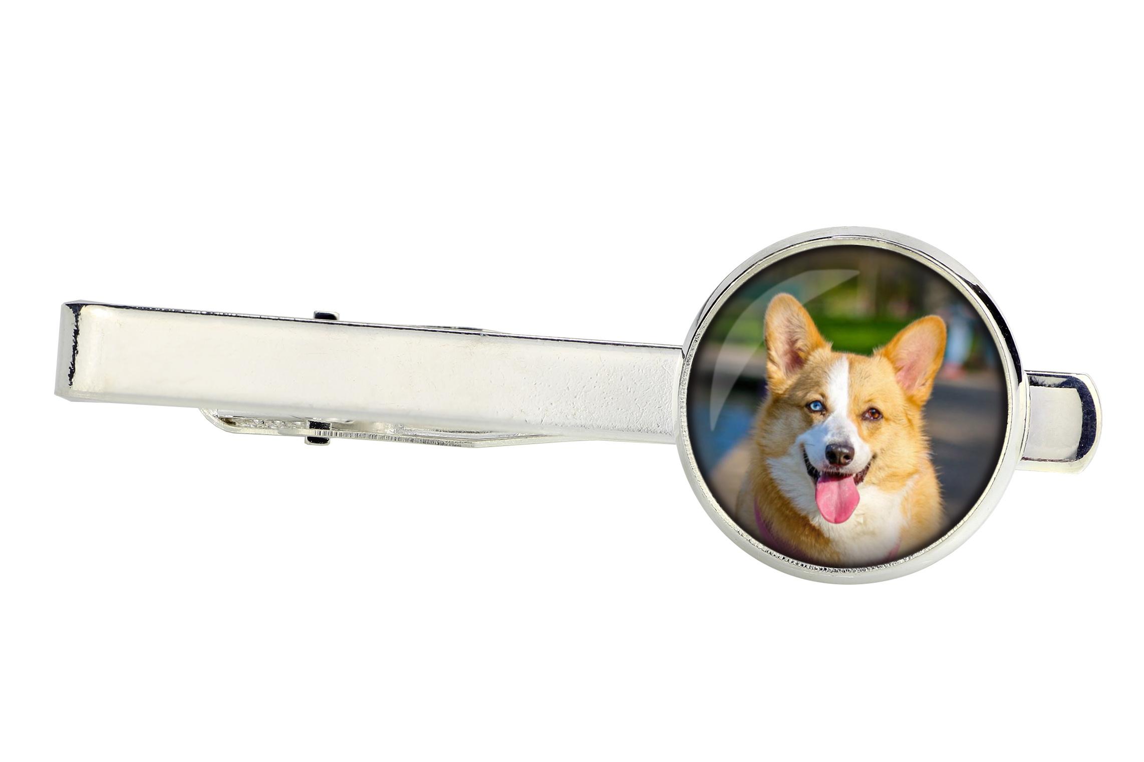 

Cardigan Welsh Corgi - tie clip, ornament, jewelry for an evening outfit by Art-Dog срібний