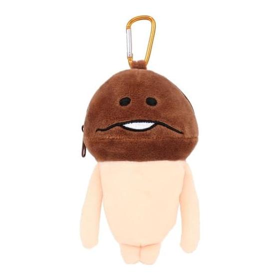 Tees Factory Nameko Plush Zipper Mascot with Carabiner Nameko NS-5546910NM