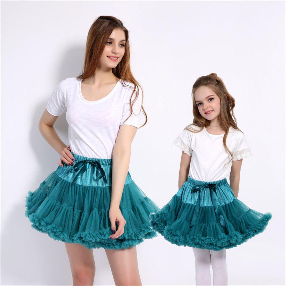 

Women Kids Girls Elastic Classic Dance Ballet Dress Tutu Skirt Puffy Skirts Petticoat