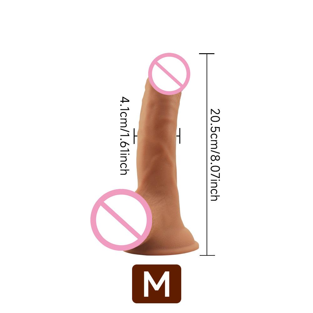 Silicone Realistic Penis Cock, Female Vaginal Masturbator Anal Plug, Two Sizes of Powerful Suction Cup Adult Sex Toys, Sex Toys