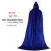 Witch & Wizard Gold Velvet Cape for Children & Adults - Halloween Costume Cloak