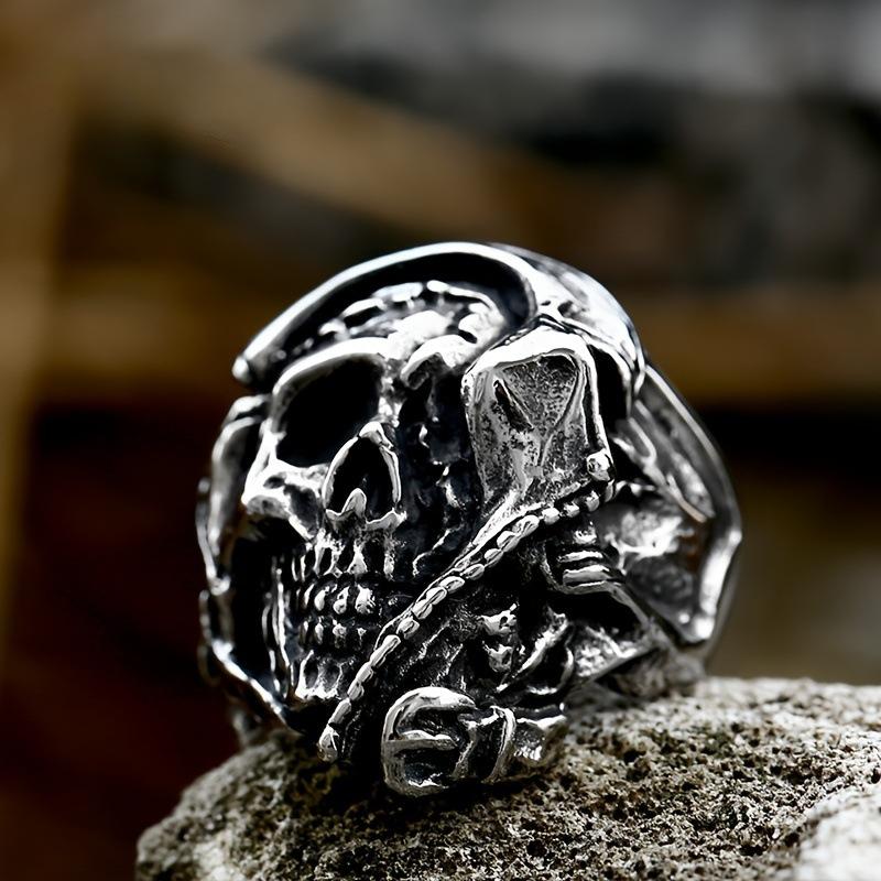 Domineering Hip-hop Retro Skull Men’s Accessories Ring