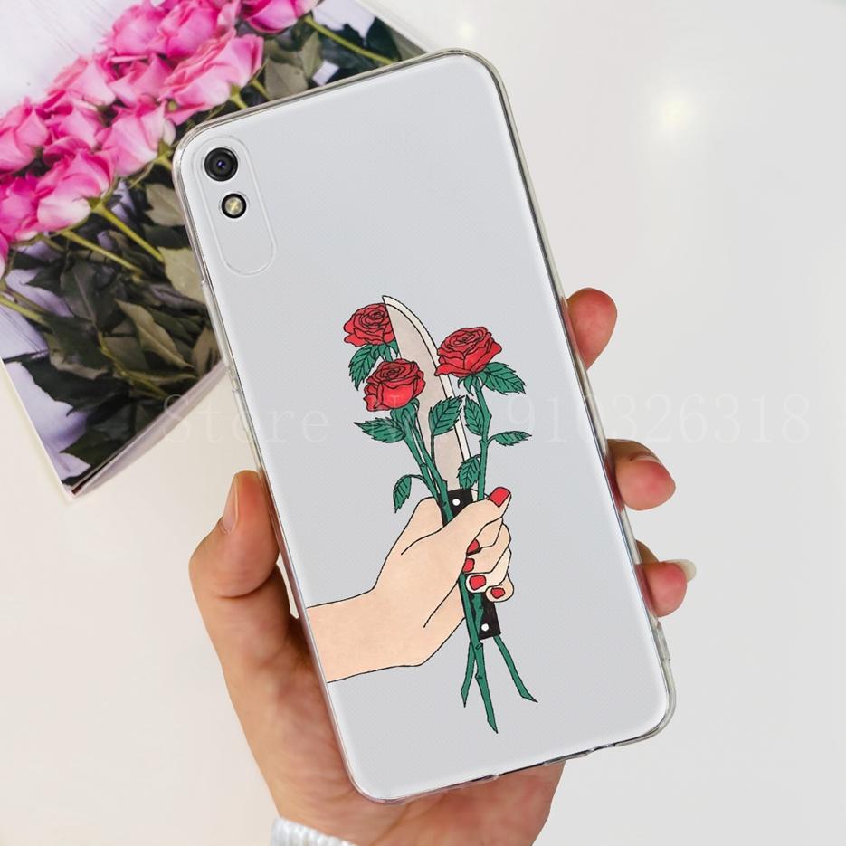 For Xiaomi Redmi 9A Case Stylish Painted Cover Soft Silicone Phone Case For Xiaomi Redmi 9AT 9A Redmi9A Back Cover 6.53'' Bumper