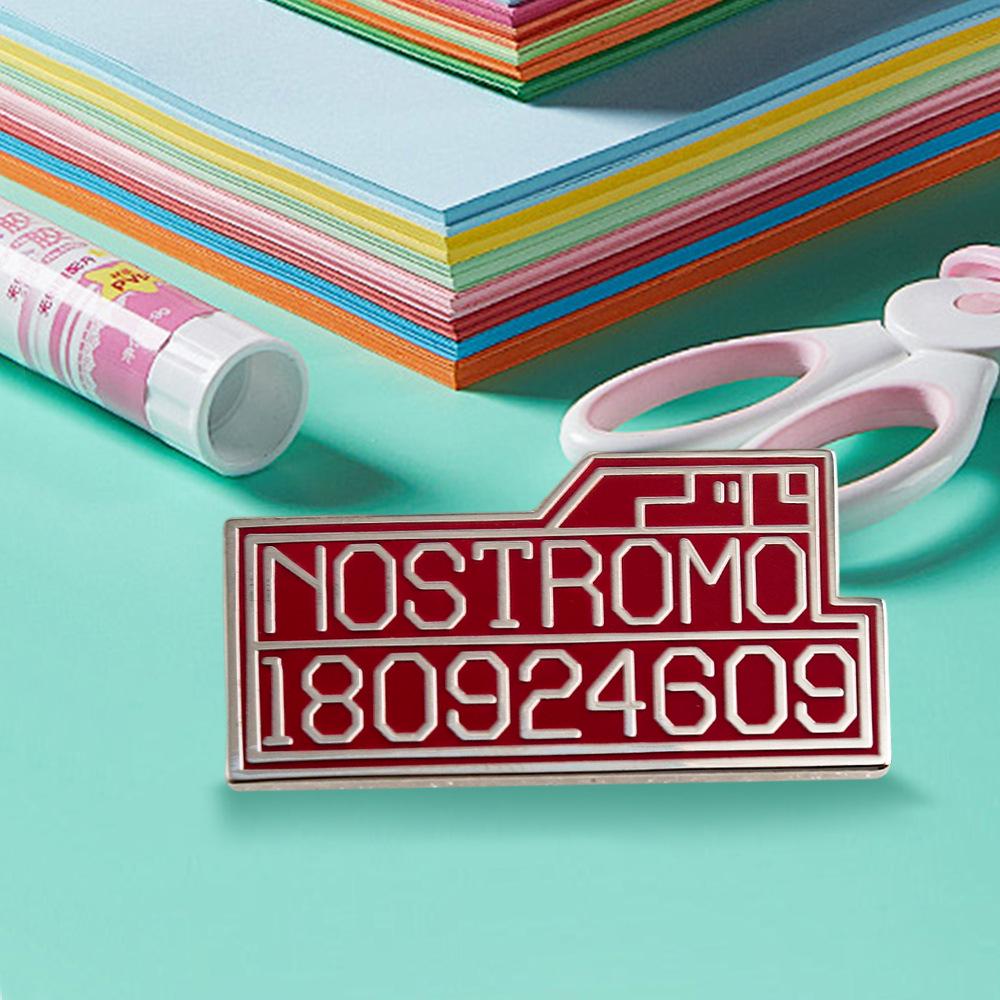 Alien Nostromo Enamel Brooch - Movie Merchandise Gift