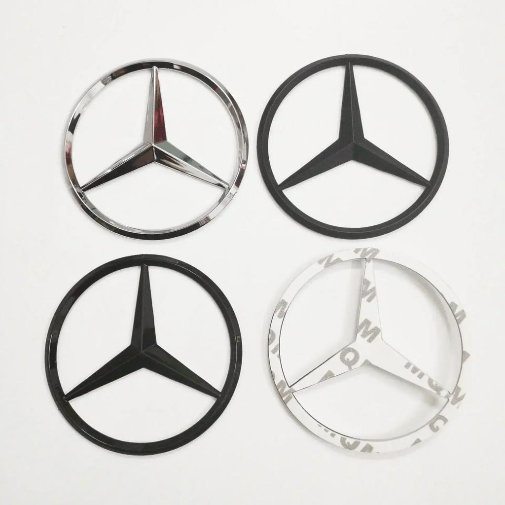 ENO1   For Benz ABS Car Rear Badge Decal Trunk Emblem Sticker for Mercedes Benz S320 W164 W203 W204 W168 C180 E320 A200 CLA CLK CLS ML