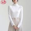Langsha Women's Modal Mock Neck Long Sleeve Slimming Base Layer Top