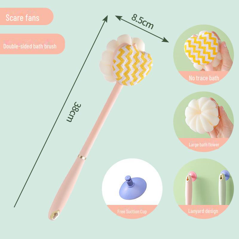 

Популярная двухсторонняя щетка для ванны с длинной ручкой для чистки спины 100 pieces/box