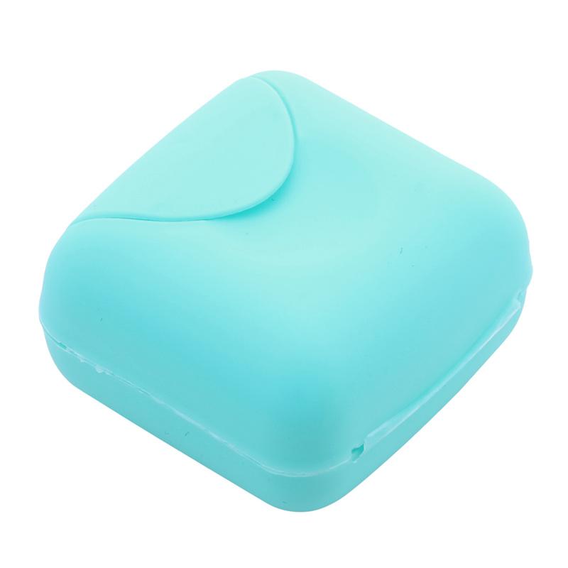 Portable Travel Soap Box Container Bathroom Acc Home Plastic Soap-Boxes with Cover Small/big Sizes Candy Color Soaps Dish Holder