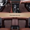 Genuine Leather Full Surround Car Floor Mats for 22 Volkswagen Models: Magotan, Tiguan L, Teramont X, and Passat