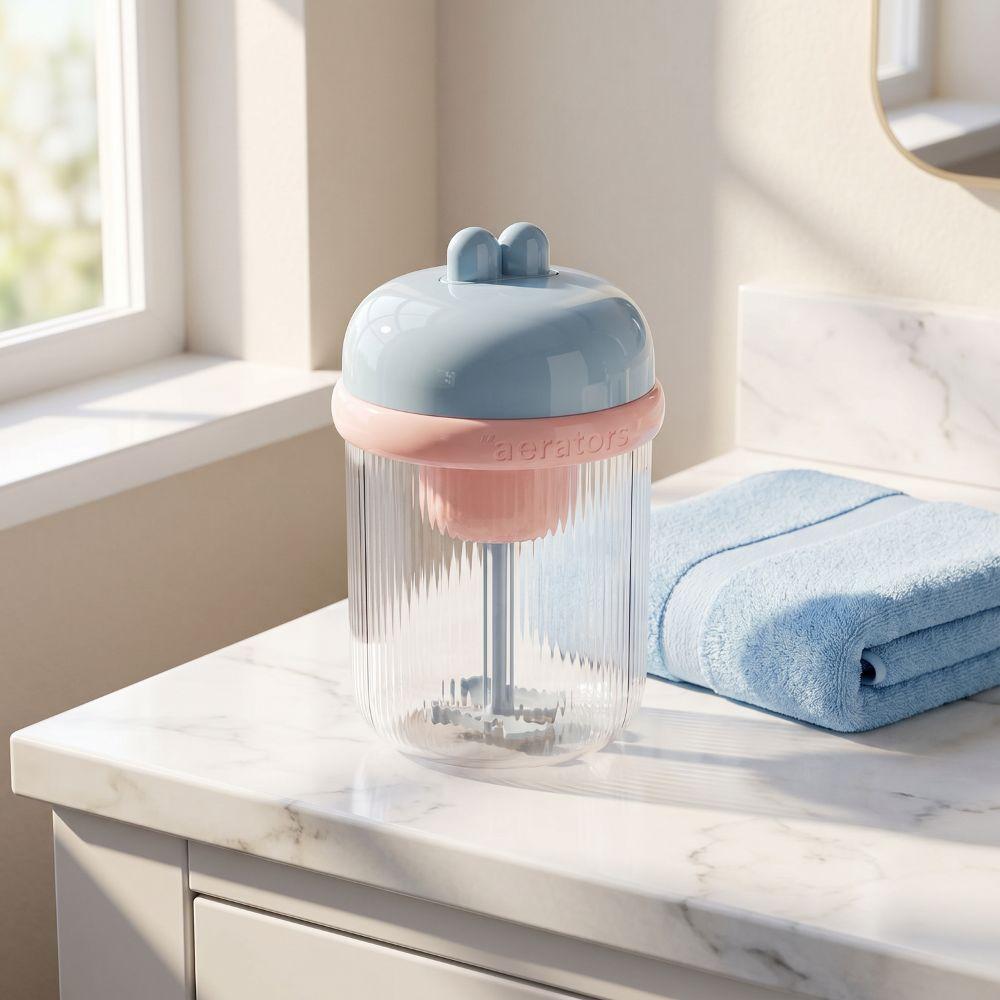 Battery-powered Electric Foam Maker Compact Cartoon Foamer Machine  Travel Friendly