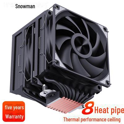 Dissipatore di calore per CPU SNOWMAN Bingman MT880 Dual Tower 8 Heat Pipe per piattaforme X99, 1700, AM4 e AM5
