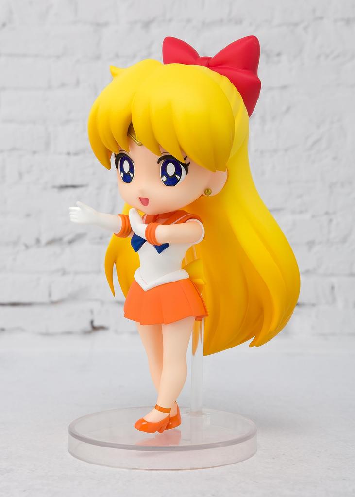 Figuarts mini Sailor Moon Sailor Venus 90mm malovaná pohyblivá figurka (verze pro další prodej) Cca. PVC a ABS