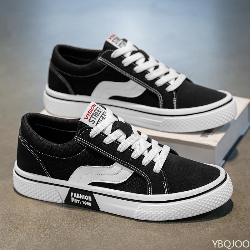 Fashion Men's spring new breathable versatile soft soled casual sports shoes trendy fashionable simple canvas shoes