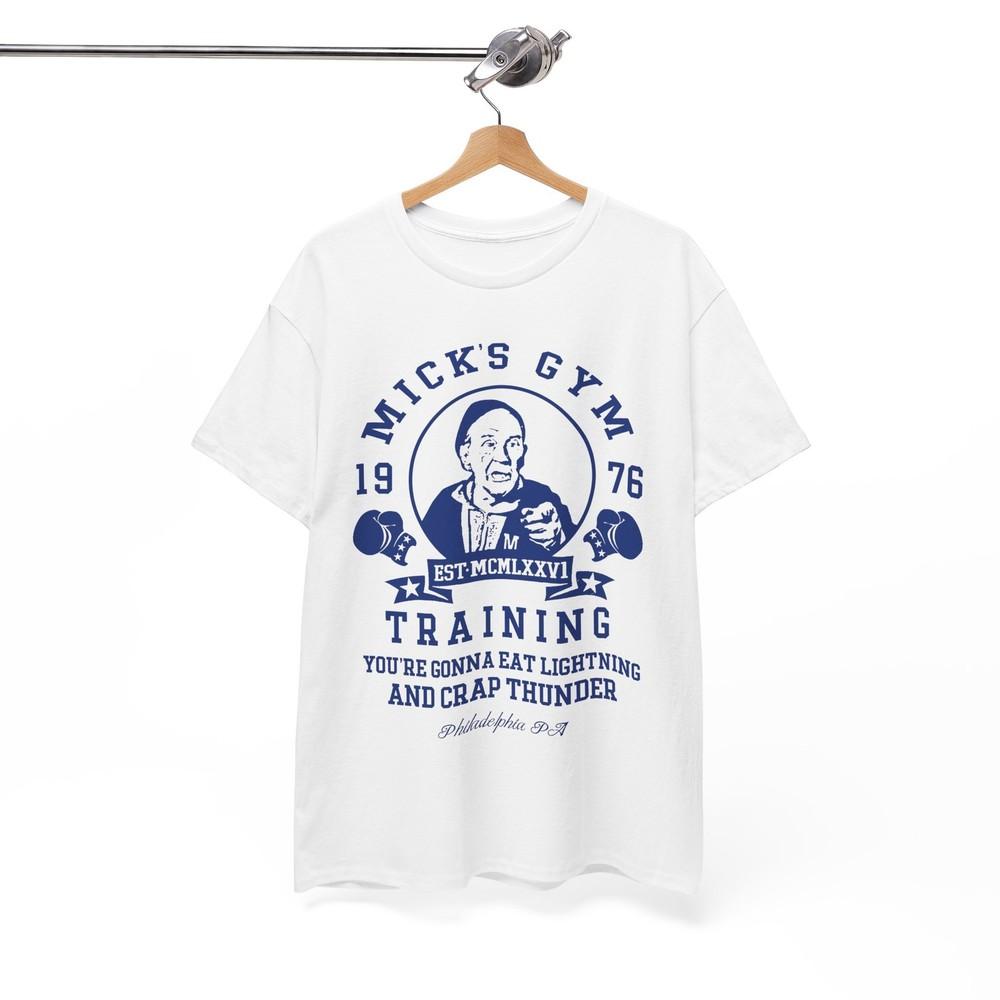 Mickss Gym Shirt Boxer Boxing Gloves Rocky Film Movie Funny Gift Unisex Tee Unisex T-Shirt L
