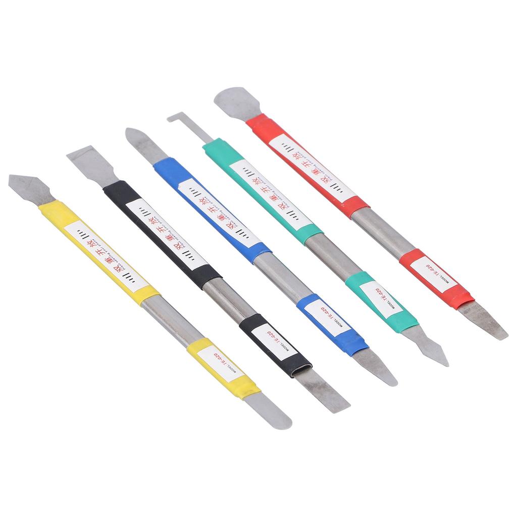 TE020 5 In 1 MultiFunction Pry Bar Glue Scraping Stainless Steel Scraper Repair Tool