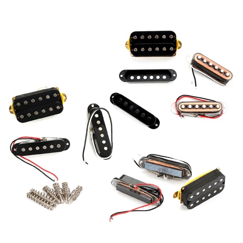 Electric Guitar Pickup Ceremic Magnet Neck Middle Bridge Single Coil Pickups & Screws Electric Guitar Parts Replacements