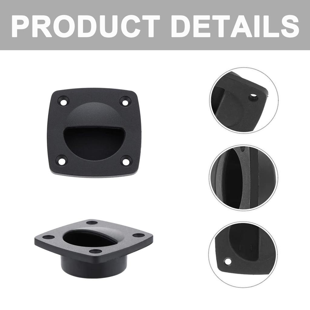 Set Of 4 Nylon Marine Hatches Lift Handles Lightweight & Easy To Install Boat Hatches Pull Handles Boating Equipment Handle