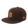 59FIFTY MLB Corduroy Dark Brown Size 7 MLB 8W CORD DETTIG Cap, 1/4 (5950 DBRN)