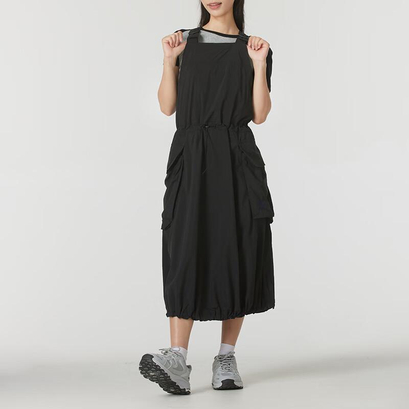 Puma Fashionable Breathable Casual Long Sleeve Suspender Dress Women Dresses Black 628129-01