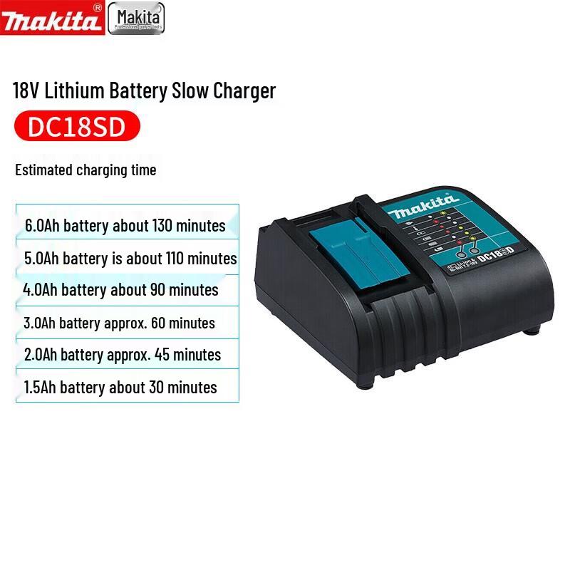 

Зарядний пристрій Makita 18V літій-іонний, штекер CN (адаптер в комплекті)