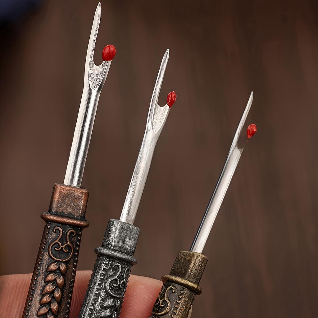 Exquisite Retro Needlework Sewing Seam Ripper Embroidery Cross Stitch DIY Sewing Tools Accessories Picking Thread Remover