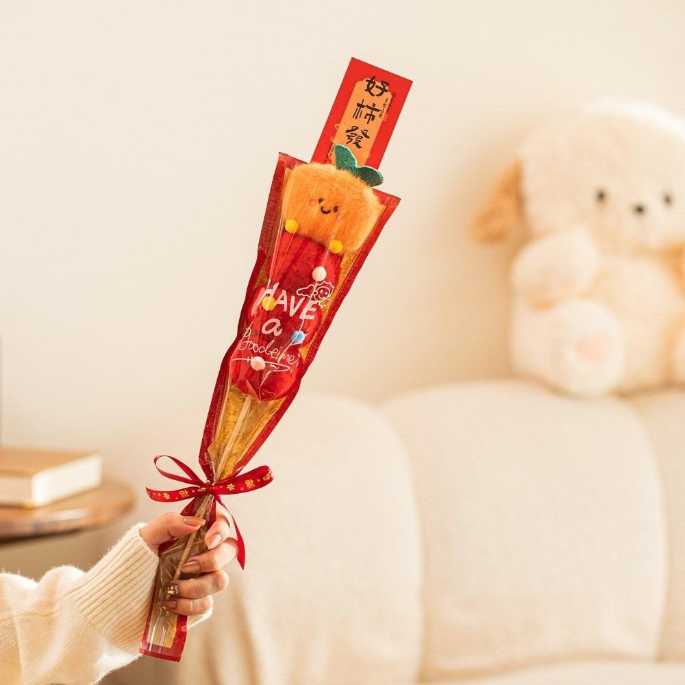 Red New Year's Candied Hawthorn Decorations Candied Hawthorn Decoration Candied Hawthorn Ornament Cartoon Home Decor