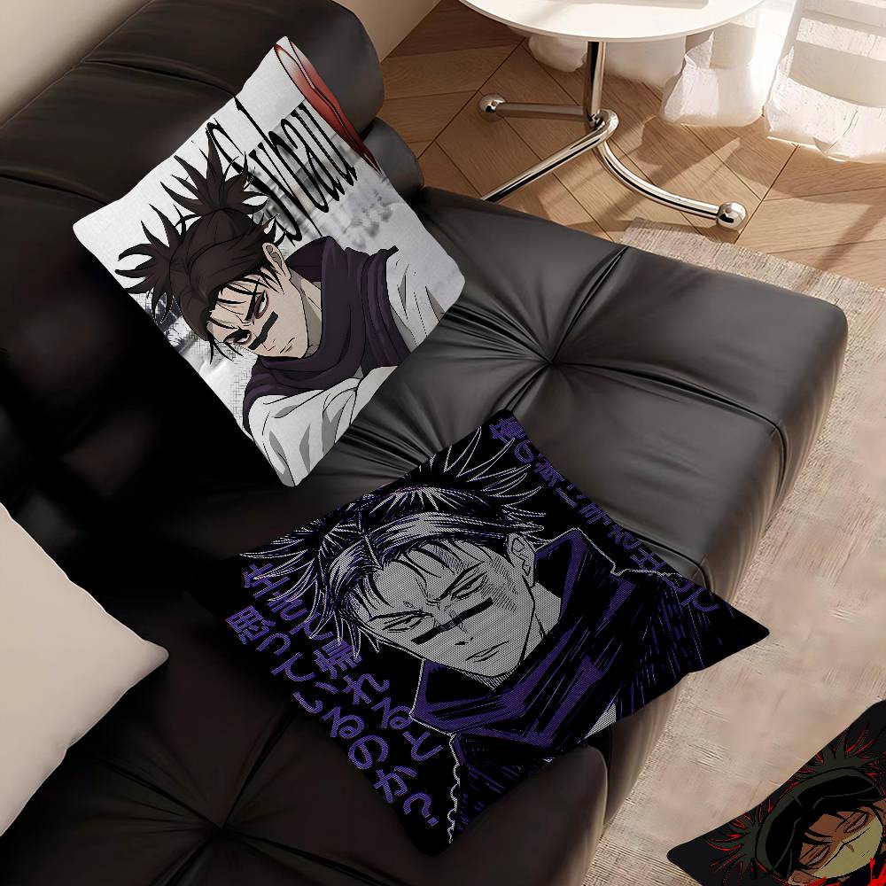Choso Jujutsu Kaisen Anime Maple Design Cushion Cover Happy Autumn Harvest decor Holiday Decorati Pillow Cover