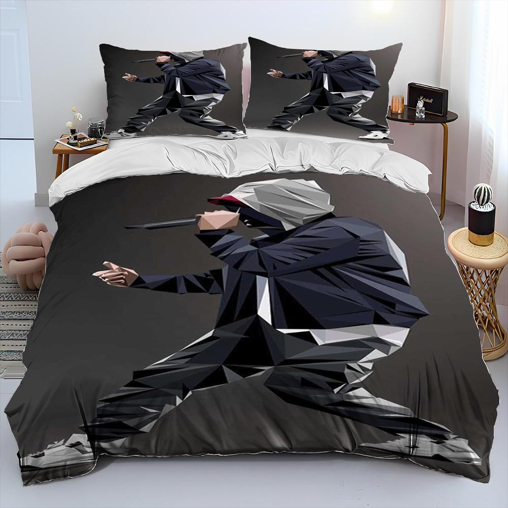 Hip Hop Art Rapper Legend Star Comforter Bedding Set,Duvet Cover Bed Set Quilt Cover Pillowcase,king Queen Size Bedding Set kids