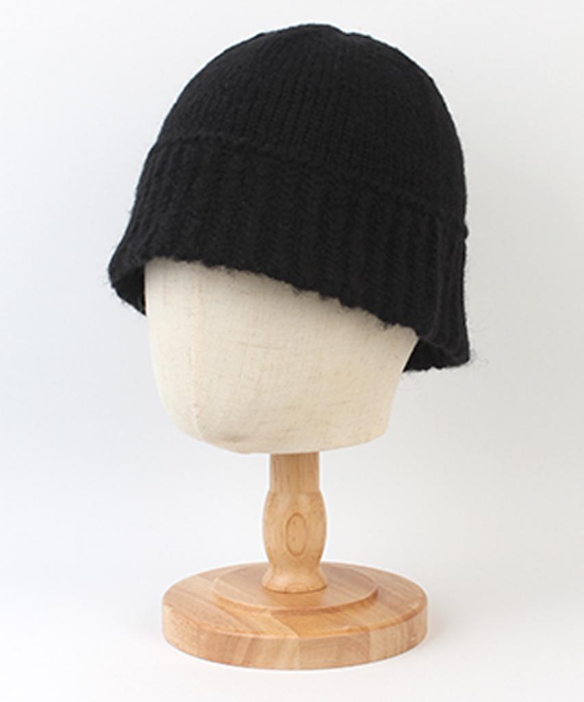 Yunibeosyeolkemiseuteuli Wool Black Knit Bucket Hat Fur Bucket Hat