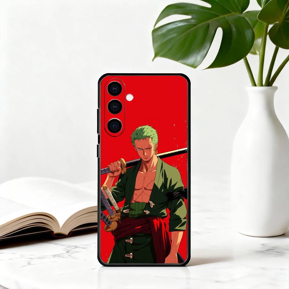 

COOL O-one P-Pieces Z-Zoro-ES Phone Case For Samsung Galaxy A73,A72,A71,A70,A53,A52,A51,Soft Silicone Black Cover Samsung a73 5g