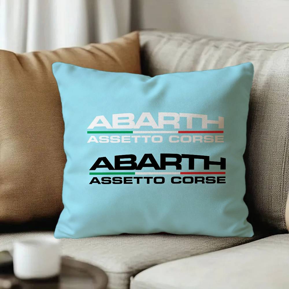 A-Abarth Sport Car Logo Cushion Cover Car Throw Pillow Case For Sofa Car Christmas Gift 40x40cm 45x45cm