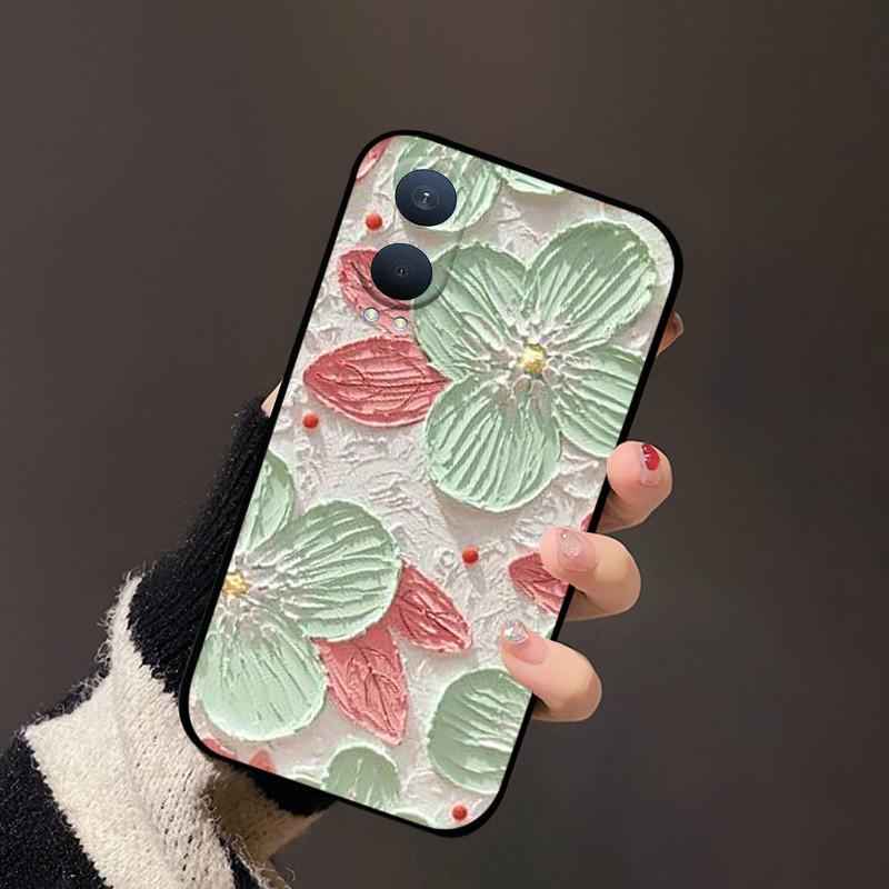 For Oneplus Nord CE 4 Lite Case Flower Soft Silicone Cute Cartoon Phone Case For Oneplus Nord CE 4 Lite CE4 Back Cover Protect