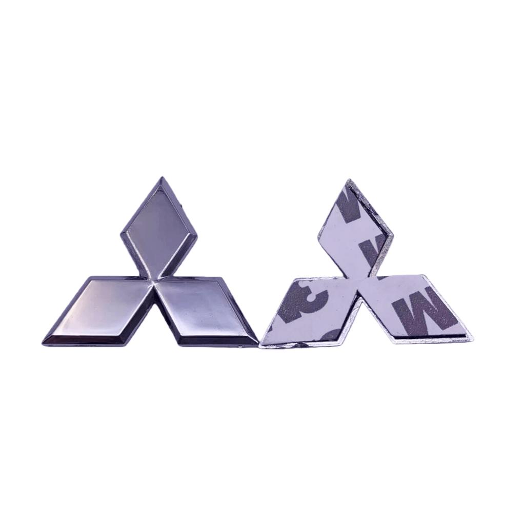 1Pcs 43mm ABS 3D Logo Steering Wheel Decal Sticker for Mitsubishi Space Star Delica Ralliart Xpander Pajero Car Badge Logo