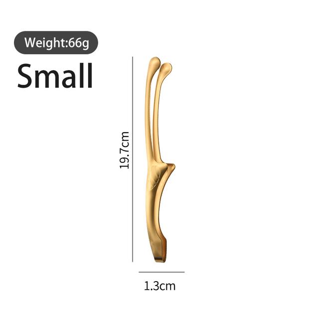 💰Kjøp BBQ Food Tongs Korean Barbecue Clips Stainless Steel Grill