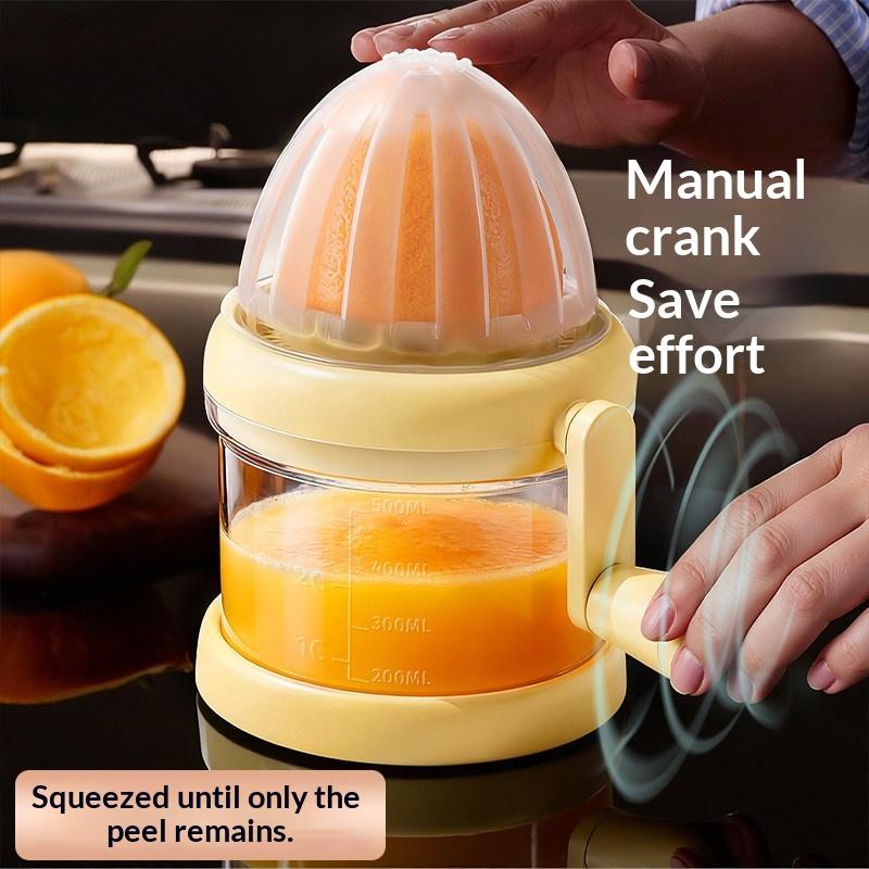 Manual Juicer Household Squeeze Juice Cup Portable Hand Crank Fruit Juicer Lemon Orange Special Juicer Kitchen Hand Press Juice