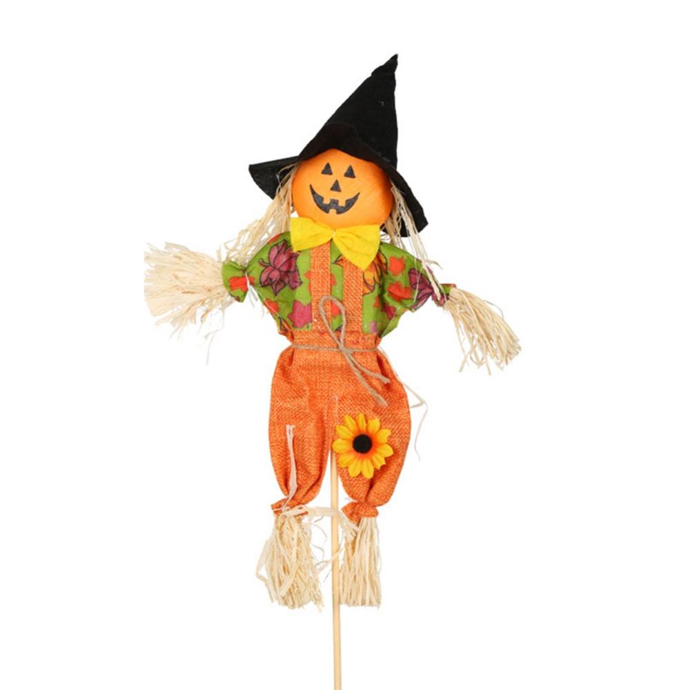 Fall Harvest Scarecrow Decorations 21 Inch Scarecrows Standing Decor for Garden Home Yard Porch Thanksgiving Decor