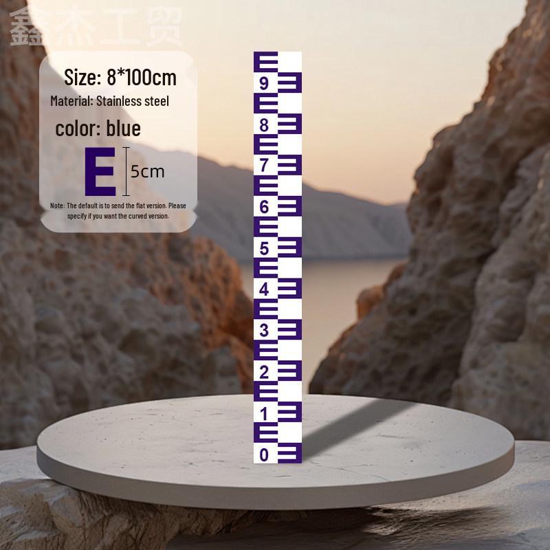 Stainless Steel & Aluminum Water Depth Measuring Ruler