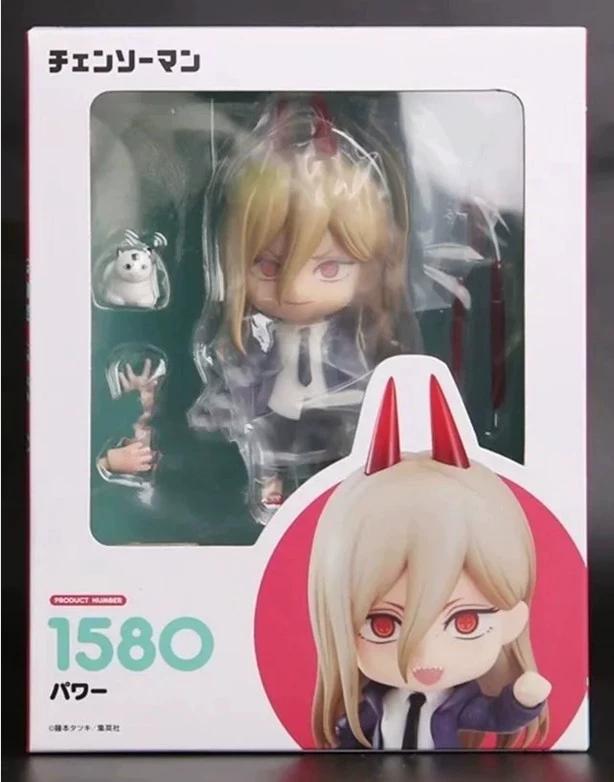 

10 см Человек-бензопила Сила Q-версия Nendoroid Фигурка Действия Сменное Лицо Аниме Фигурка ПВХ Модель Игрушка С Подставкой Декор Подарок