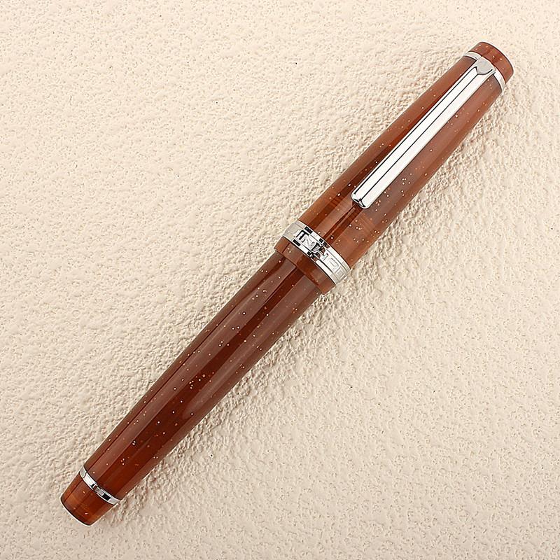 Перьевая ручка Jinhao 82, на заказ, смешанный цвет макарон, акрил, перо EF/F/M/изогнутое, золотая отделка, с конвертером, пишущая ручка EF 0.38MM