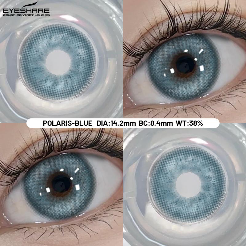 1 Pair Korean Lenses Colorful Contact Lenses for Eyes Cosplay Eye Lenses Green Contacts Purple Lenses Yearly Use Lens
