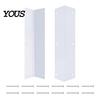 Outdoor Siding Sealer 2 Pcs White Stainless Steel Corner Guard, 89 Degree Angle Metal Durable Trim Protector, Wall Protection for Exterior Walls,