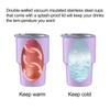 1pc 3oz Stainless Steel Mini Car Cup, Portable Colorful Coffee Cup Wine Glass With Straw,
