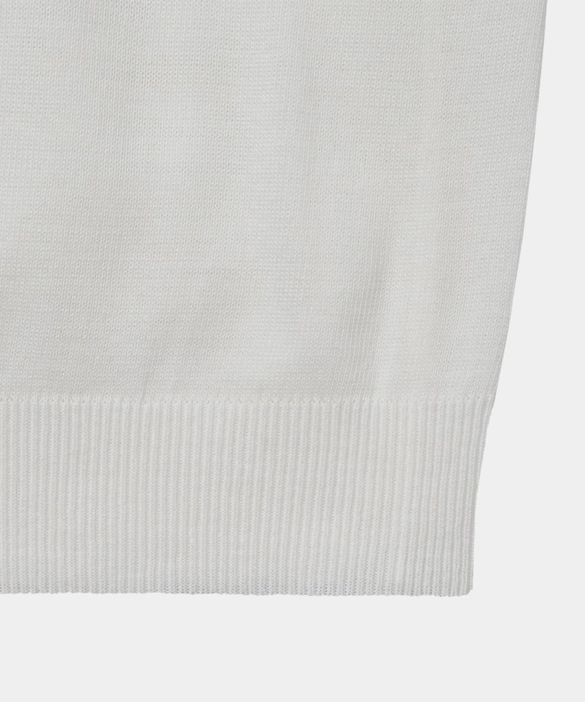 Dekkoloso Summer Cool Touch Round Short Sleeve Knit [Ivory]