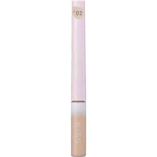 KiSS Skinny Liquid Concealer 02 Sand 3g Extra Fine Tip High Coverage & High Adhesion