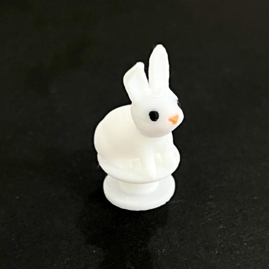 2/3/4/5/6/8/10Pcs White Rabbit Clog Shoe Charm Lightweight DIY Clog Slipper Sandal Plastic Bunny Decoration Kids Adults Shoe Accessories