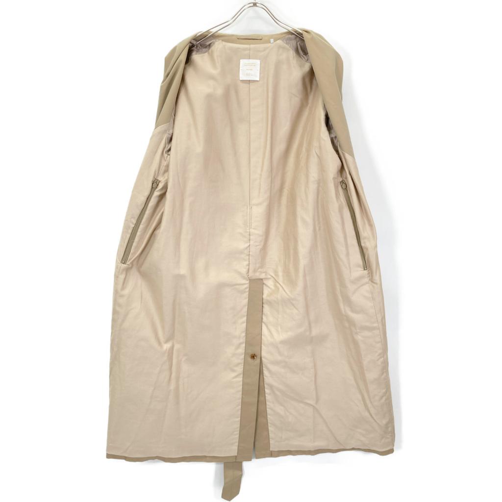 PHLANNEL SOL Beige soutien collar coat coat O beigeUsed